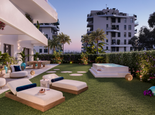 Luxusní komplex apartmánů na pláži Torres, Villajoyosa