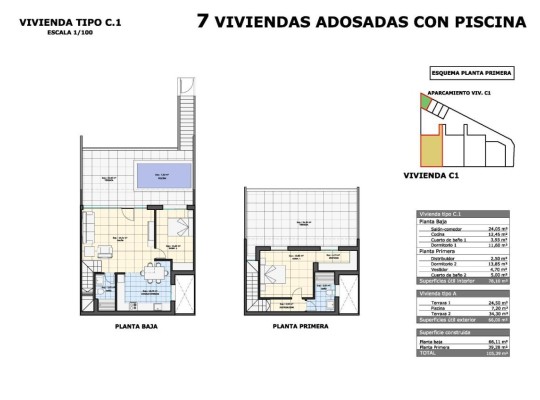 Pilar de La Horadada (pueblo), Bungalow #CQ-00-12017