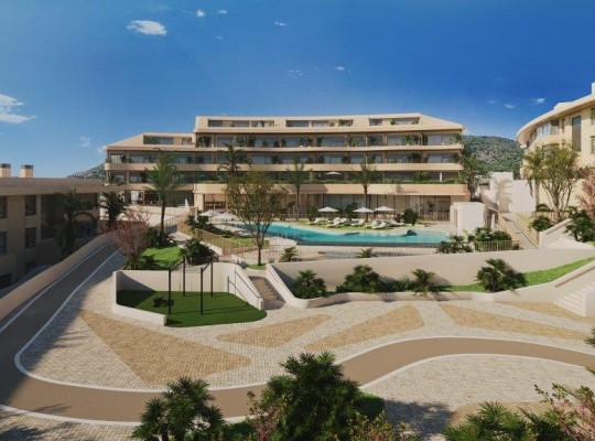 Moderní byty s velkými terasami a vyhřívaným bazénem v El Higueron, Fuengirola