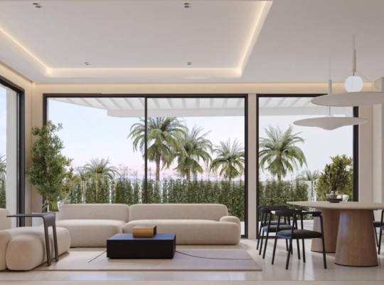 Vily Calahonda s výhledem na moře, 200m od pláže, Marbella East