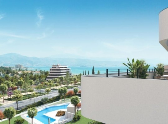 Apartmány na pláži Torremolinos, 2.linie s výhledem