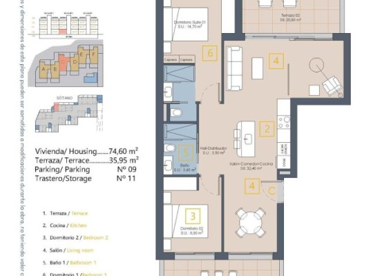 Los Alcazares (Serena Golf), Apartment #RD-N9248