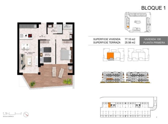 Torrevieja (La Siesta), Apartment #CQ-00-13030