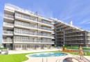 Apartmány první linii na pláži v Oropesa del Mar, Costa Valencia.