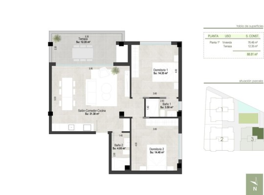 San Pedro del Pinatar (Centro), Apartment #CQ-00-68275