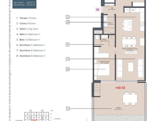 Benijofar (Pueblo), Apartment #CQ-00-11397