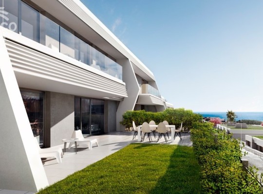 Řadový dům s výhledem na moře a golf, La Cala de Mijas