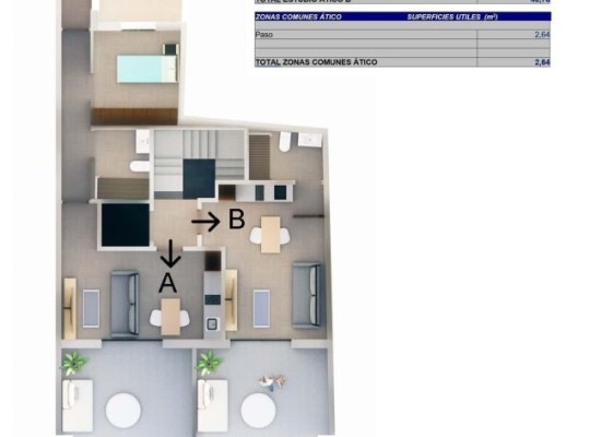 Torrevieja (Centro), Penthouse #RD-N9146