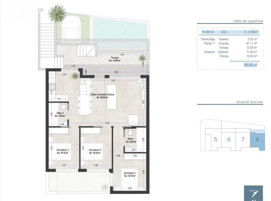 San Pedro del Pinatar (Las esperanzas), Bungalow #CQ-00-98992