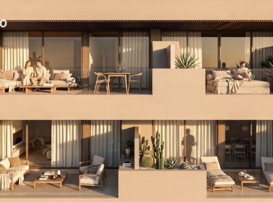 Nové luxusní apartmány s výhledem na moře, Corralejo, Fuerteventura