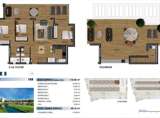 Los Alcazares (La Serena Golf), Apartment #CQ-00-58292
