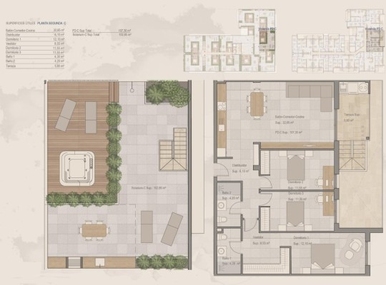 Torre Pacheco (Centro), Penthouse #RD-N7284