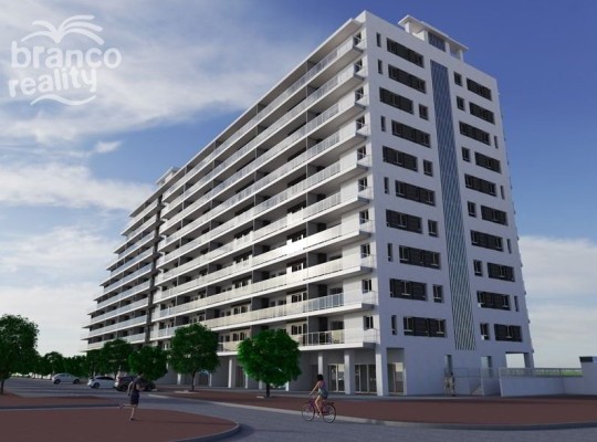 Apartmány první linii na pláži v Oropesa del Mar, Costa Valencia.