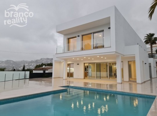 Luxusní moderní vila z  výhledem na moře, Moraira
