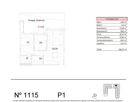 San Miguel de Salinas (Pueblo), Apartment #CQ-00-81464