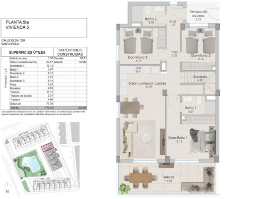 Santa Pola (Playa Tamarit), Apartment #CQ-00-16930