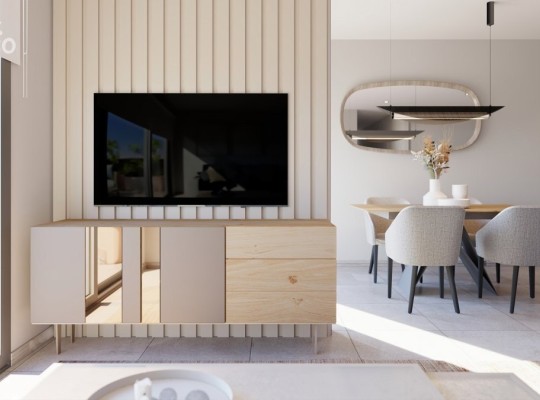 Novostavba apartmánů pouhých 300 metrů od pláže