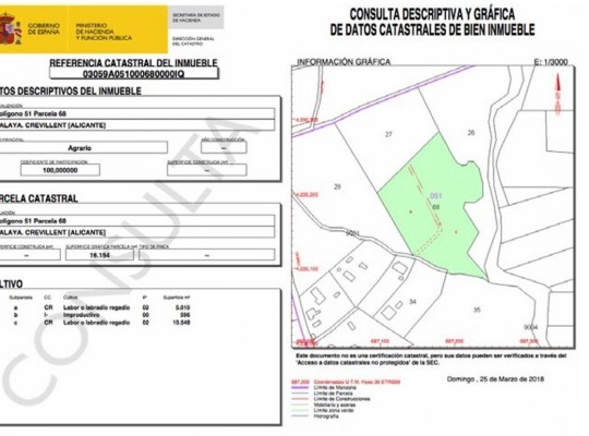 Crevillente, Plot #CQ-WI-42167