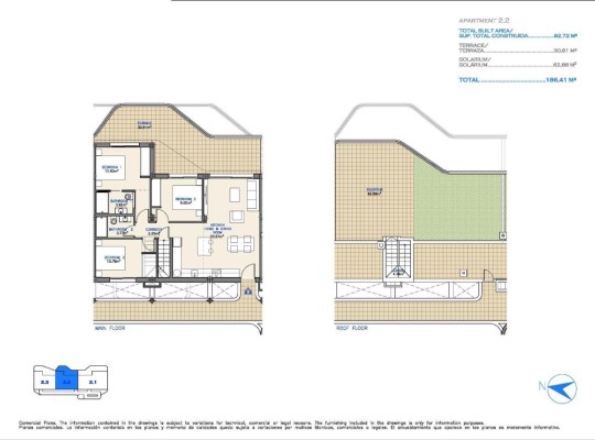Los Alcazares (Serena Golf), Apartment #CQ-00-74183