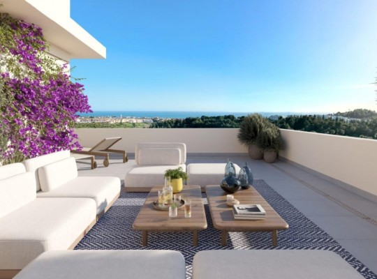 Moderní rezidenční projekt v zeleni, jen 35 minut od letiště Malaga