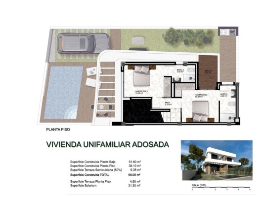 Los Montesinos (La Herrada), Villa #CQ-00-90035