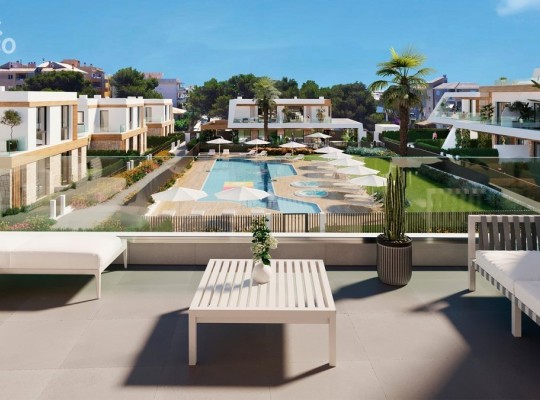 NOVÁ VÝSTAVBA - Dvojdomky a bungalovy na privilegovaném místě - pobřeží Cala Ratjada