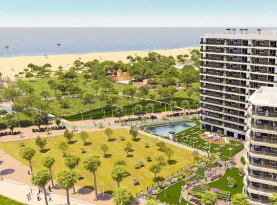 Ideální místo pro celoroční užívání pláže a slunce na pobřeží Costa del Azahar, Torre la Sal.