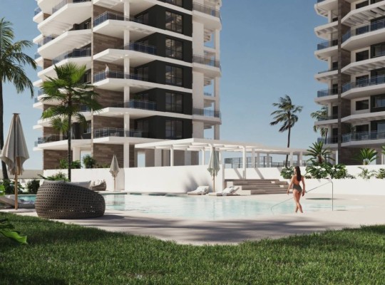 Novostavby apartmánů na prodej v Calpe – 200 m od pláže Arenal