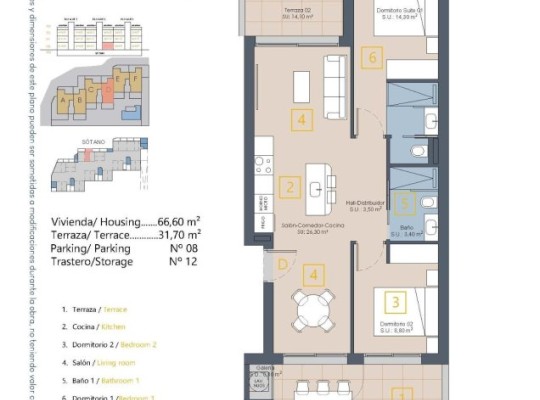 Los Alcazares (Serena Golf), Apartment #RD-N9247