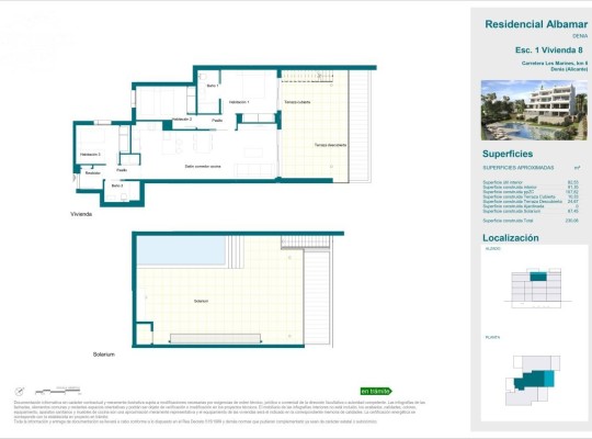 Luxusní penthouse v první linii Denia