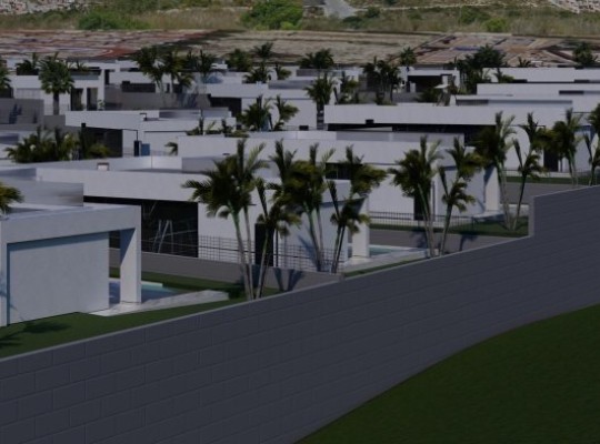 Fantastic villas with pool and solarium next to La Finca golf course
