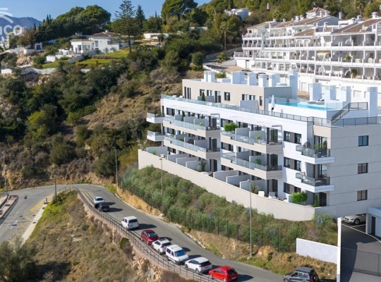 Apartmány s nádherným výhledem na moře, Mijas