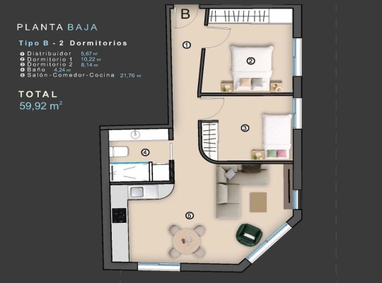 Torrevieja (Centro), Apartment #RD-N9592
