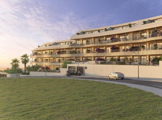Moderní byty s velkými terasami a vyhřívaným bazénem v El Higueron, Fuengirola