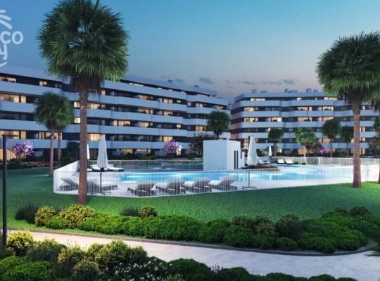 Apartmány na pláži Torremolinos, 2.linie s výhledem