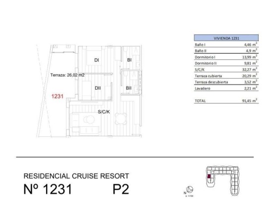 San Miguel de Salinas (Pueblo), Apartment #CQ-00-98303