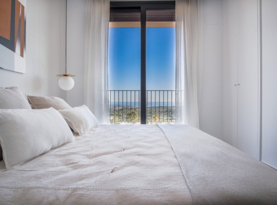 Vila s výhledem na moře Polop, blízko Benidomu a Altea