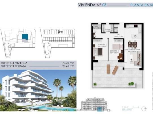 Pilar de La Horadada (Mil Palmeras), Apartment #CQ-00-73364