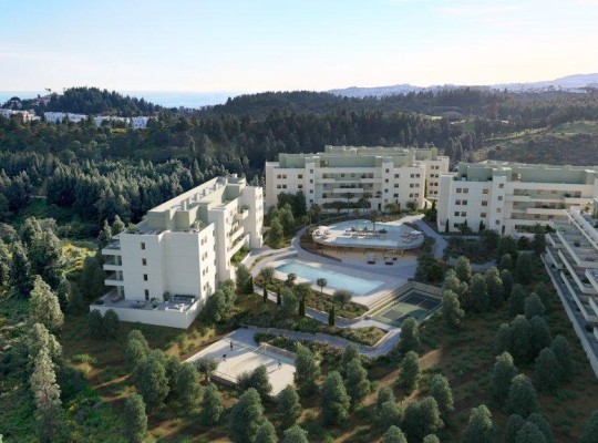 Moderní rezidenční projekt v zeleni, jen 35 minut od letiště Malaga