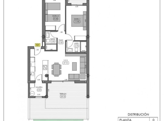 Algorfa (La Finca Golf), Bungalow #RD-N5974