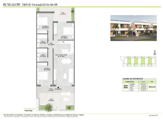 Murcia (Condado De Alhama), Bungalow #CQ-00-40606