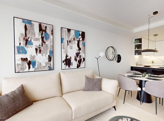 Butikový komplex s luxusními apartmány a výhledem na moře, Cabo Roig