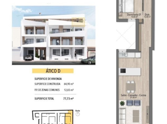 Torrevieja (Playa de El Cura), Apartment #CQ-00-71003