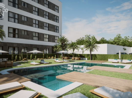 New complex in Guardamar de Segura, just 1.2 km from the beach.