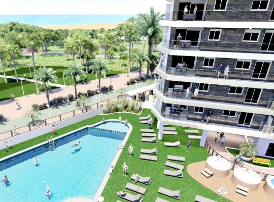 Ideální místo pro celoroční užívání pláže a slunce na pobřeží Costa del Azahar, Torre la Sal.