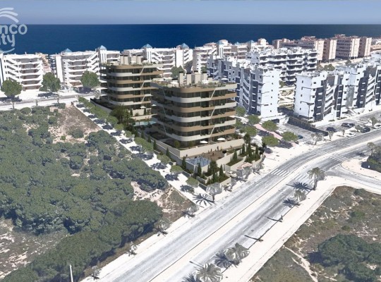 Apartmány v Los Arenales, 800 metrů od pláže.