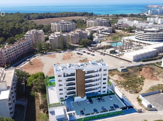 NEW BUILDING - SEASIDE APARTMENTS ON THE COAST OF SA COMA