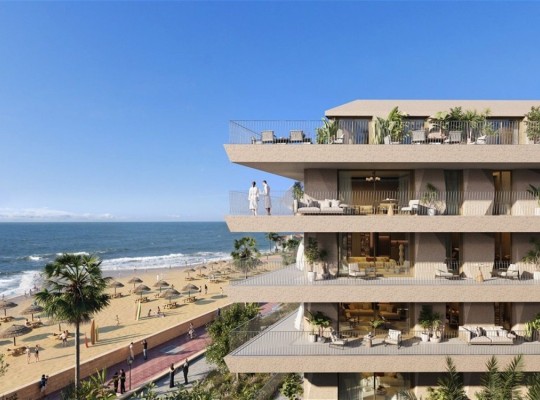 Exkluzivní bydlení v 1.linii u moře, 1-4 ložnice, Estepona