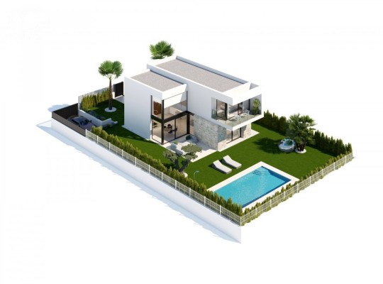 Luxury detached villas in Sierra Cortina, Finestrat, Costa Blanca North