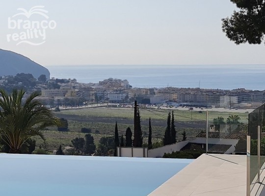 Luxusní moderní vila z  výhledem na more Moraira
